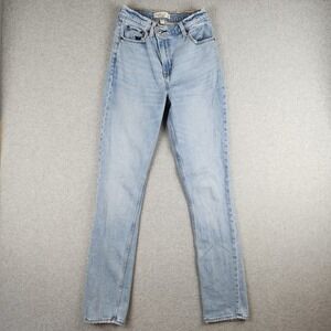 Abercrombie 90s Slim Straight Ultra High Rise Jeans Womens 24/2 Curve Altered
